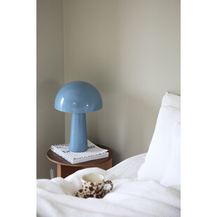Lampa stołowa Mantar niebieska Markslojd | Retro design