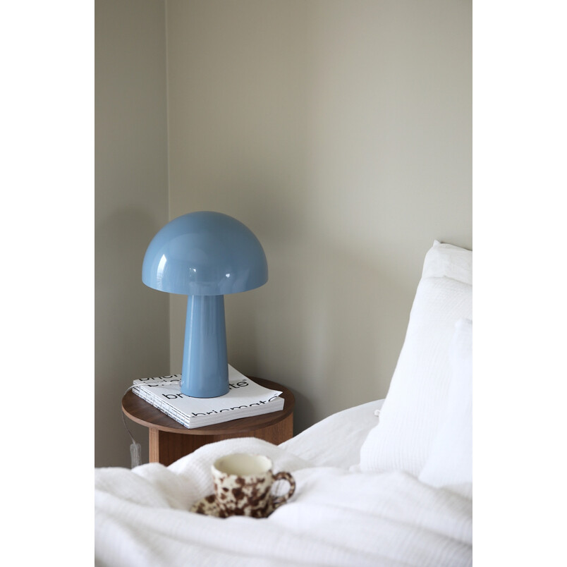Lampa stołowa Mantar niebieska Markslojd | Retro design
