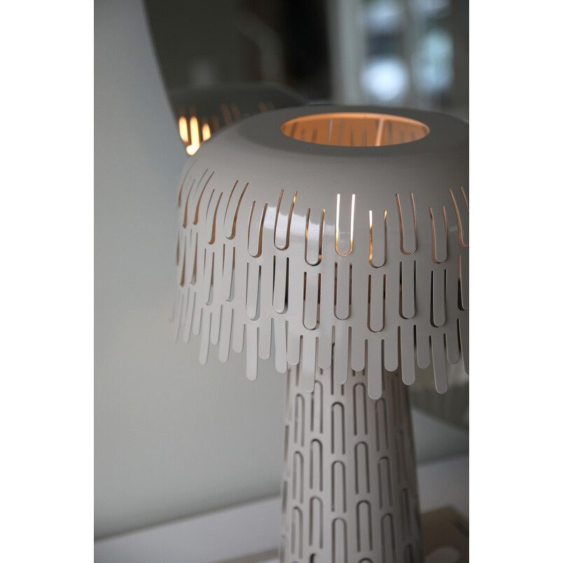 Lampa stołowa Verbera szaro-beżowa | Markslojd - Stylowe oświetlenie