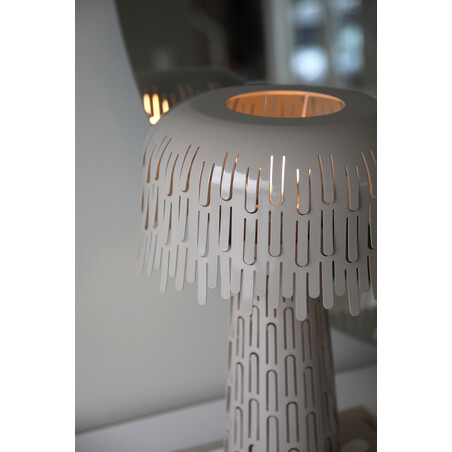 Lampa stołowa Verbera szaro-beżowa | Markslojd - Stylowe oświetlenie