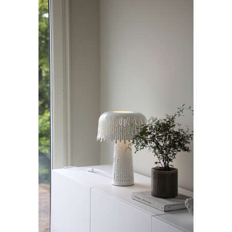 Lampa stołowa Verbera biała Markslojd | Stylowe oświetlenie