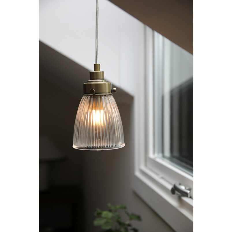 Lampa wisząca szklana Bellis - Retro design Markslojd | 169 PLN