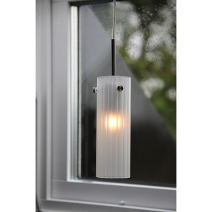 Lampa wisząca Tibia Markslojd - Szklana tuba, ryflowana | Kup teraz!