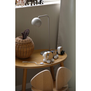 Lampa stołowa kula retro Pop szara Markslojd | Sklep z lampami
