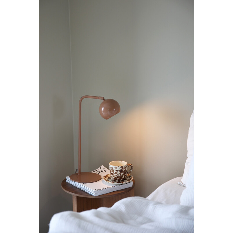 Lampa stołowa kula retro Pop brązowa Markslojd - Odkryj styl!