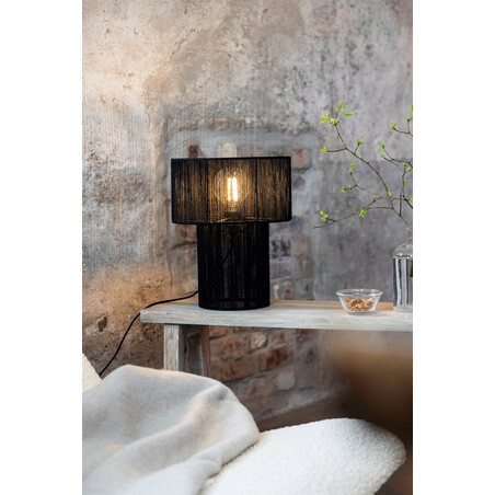 Lampa stołowa boho Soga czarna | Markslojd - Odkryj styl!