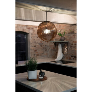 Lampa wisząca Fengari - szkło bursztynowe | Markslojd