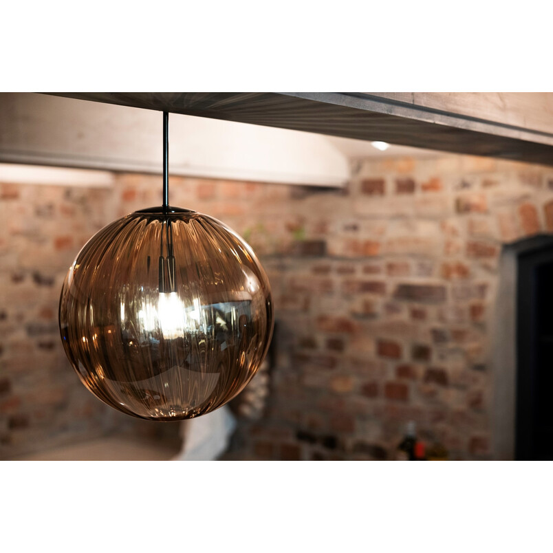 Lampa wisząca Fengari - szkło bursztynowe | Markslojd