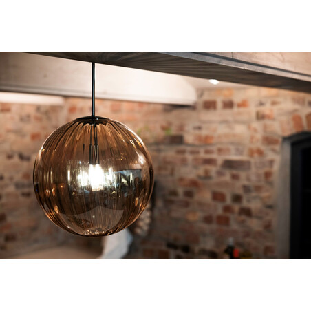 Lampa wisząca Fengari - szkło bursztynowe | Markslojd