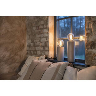 Lampa stołowa drewniana Legna szara Markslojd | Kup online