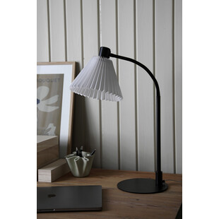 Lampa stołowa Mira biało-czarna | Markslojd - Elegancki Design