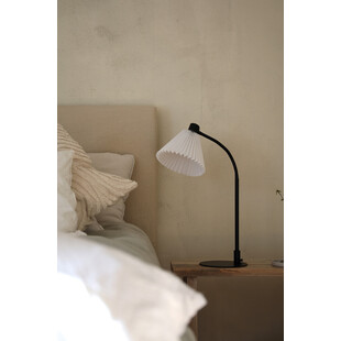 Lampa stołowa Mira biało-czarna | Markslojd - Elegancki Design
