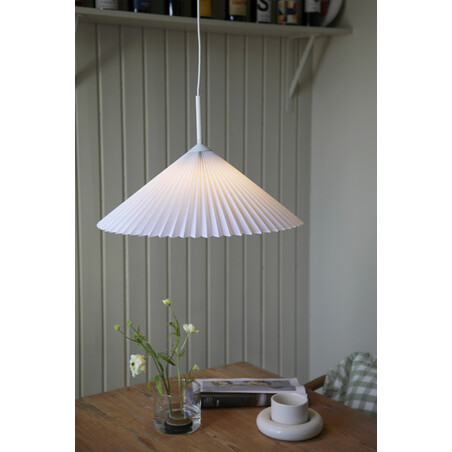 Lampa Wisząca Japandi Plisado Markslojd | Biała, E27