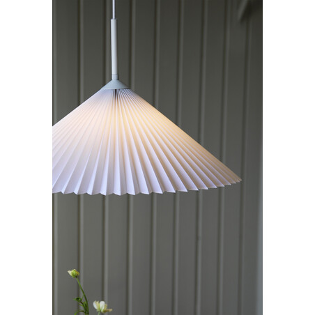 Lampa Wisząca Japandi Plisado Markslojd | Biała, E27