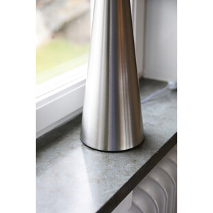 Lampa stołowa biała Markslojd Conus Satin - Nowoczesny design