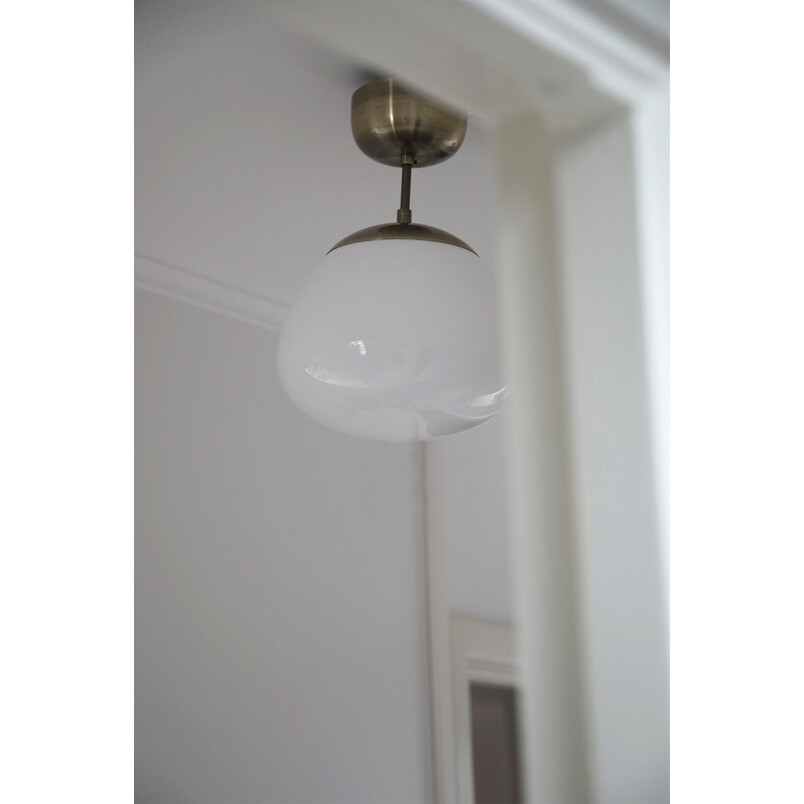 Lampa sufitowa szklana Rise - Markslojd | Retro & Biała