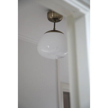 Lampa sufitowa szklana Rise - Markslojd | Retro & Biała