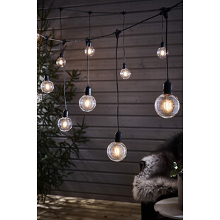 Łańcuch Girlanda Ogrodowa Garden 24 Deco 400cm Czarna - Markslojd