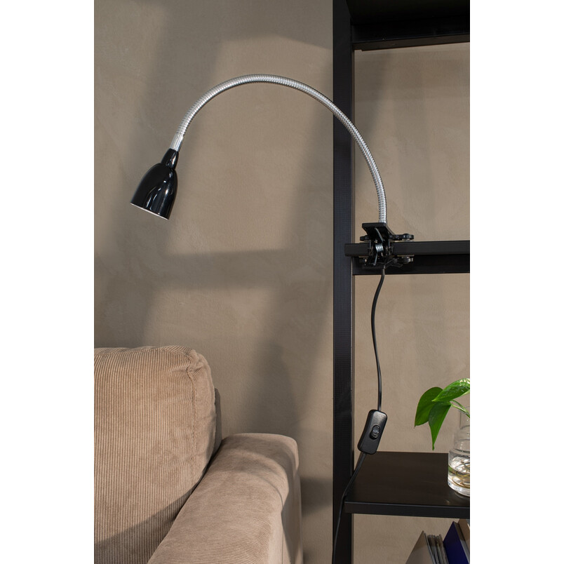 Lampka Klips Tulip LED Czarna Markslojd - Skandynawski Design