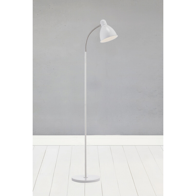 Lampa podłogowa biała Nitta | Markslojd - Komfort i styl