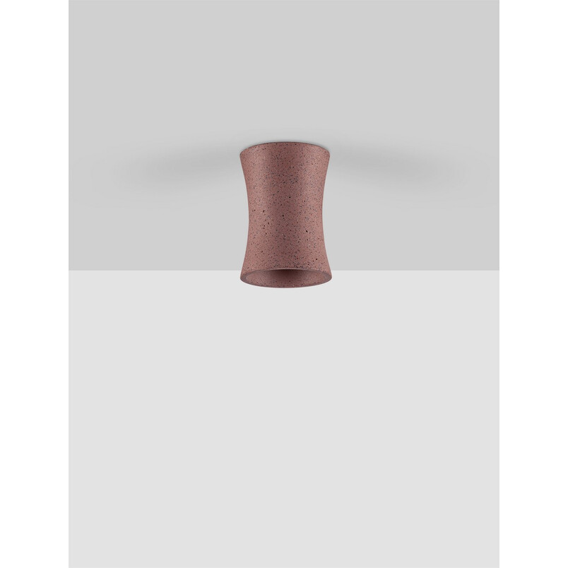 Lampa Betonowa Eipal 8cm - Loftowa Czerwona | Decolab24