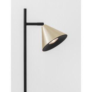Lampa biurkowa stożek Nocun | Czarny/Złoto Decolab24