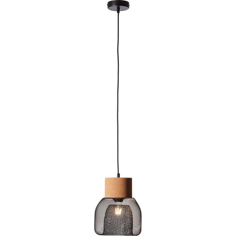 Lampa wisząca Flaka czarna - Loftowa lampa Brilliant | Kup teraz!