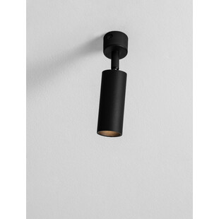 Reflektor sufitowy Moro: Czarna tuba LED - Decolab24