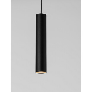 Lampa wisząca tuba Moro 4cm czarna | Decolab24