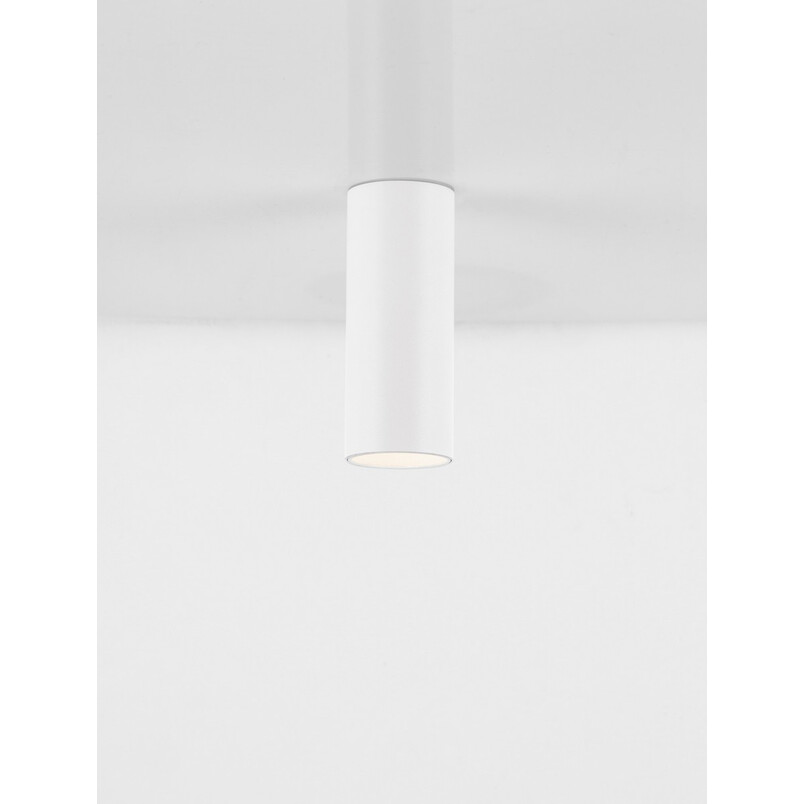 Lampa spot tuba Moro 4cm biała | Decolab24