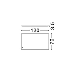 Lustro LED do łazienki Daliap 120x70cm | Decolab24