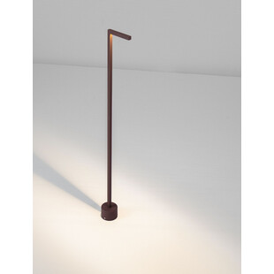 Słupek ogrodowy Piper LED - nowoczesny design, rdzawy (corten)