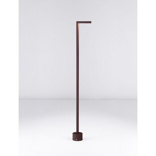 Słupek ogrodowy Piper LED - nowoczesny design, rdzawy (corten)