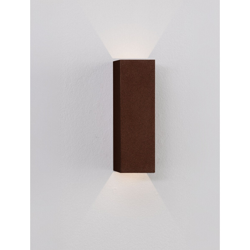 Kinkiet elewacyjny Norio LED - rdzawy (korten) | Decolab24