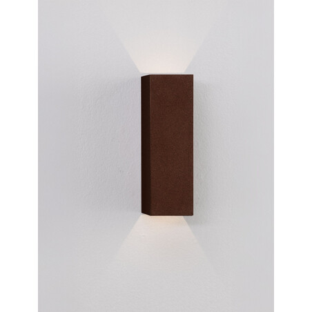 Kinkiet elewacyjny Norio LED - rdzawy (korten) | Decolab24