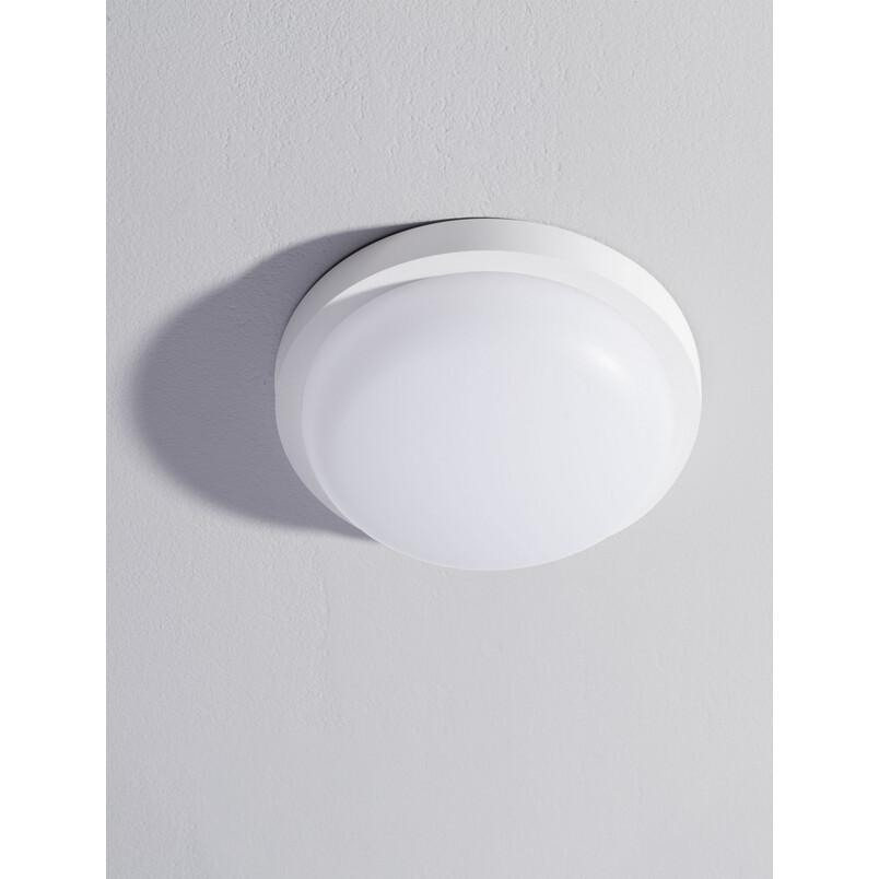 Plafon zewnętrzny LED biały - Eorip 23,5cm | Decolab24