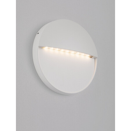 Kinkiet elewacyjny LED Dorix - biały, 16cm - Decolab24