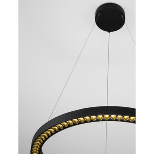 Lampa wisząca Sodeo LED - Czarna, Okrągła | Decolab24
