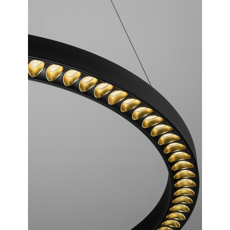 Lampa wisząca Sodeo LED - Czarna, Okrągła | Decolab24