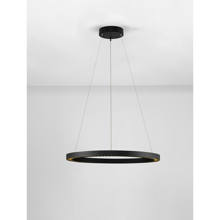 Lampa wisząca Sodeo LED - Czarna, Okrągła | Decolab24