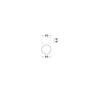 Lampa Downlight LED Zazia - Czarna, 10cm - Decolab24