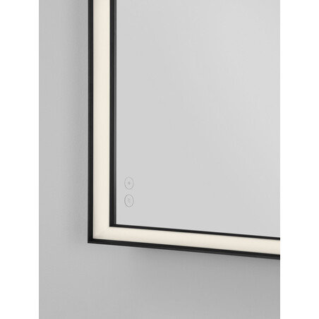 Lustro LED Broma 120x70cm czarne - Decolab24