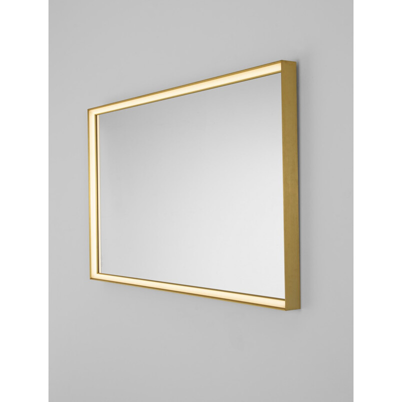 Lustro LED Broma 120x70cm Złote - Decolab24