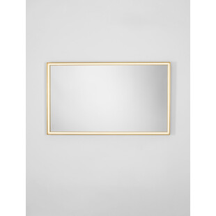 Lustro LED Broma 120x70cm Złote - Decolab24
