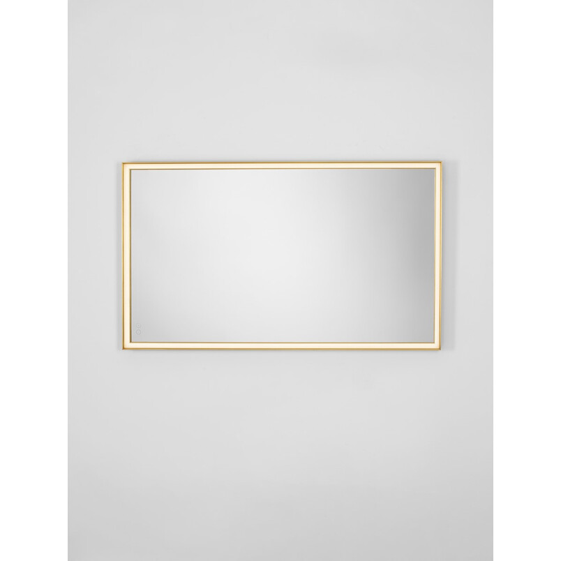 Lustro LED Broma 120x70cm Złote - Decolab24