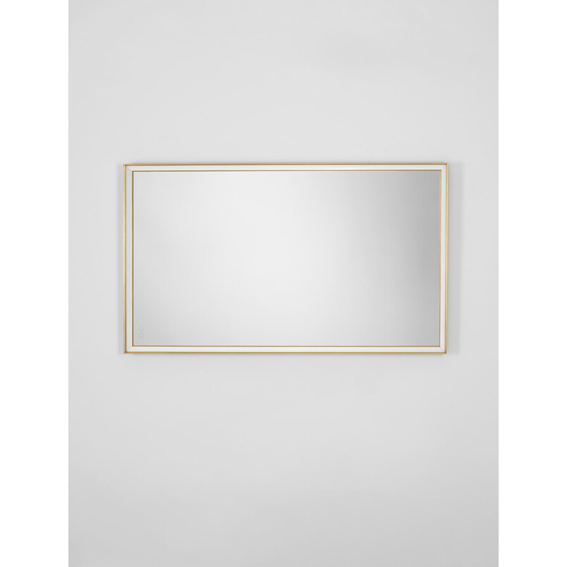 Lustro LED Broma 120x70cm Złote - Decolab24