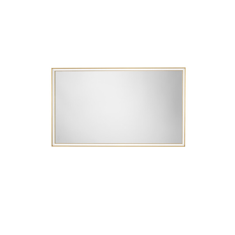 Lustro LED Broma 120x70cm Złote - Decolab24