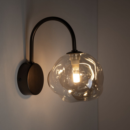 Kinkiet szklany Lava Brown TK Lighting - Elegancki design