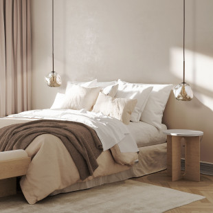 Lampa wisząca szklana Lava Brown TK Lighting | Elegancki design