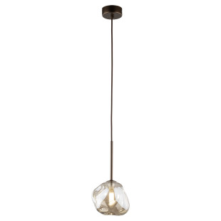 Lampa wisząca szklana Lava Brown TK Lighting | Elegancki design